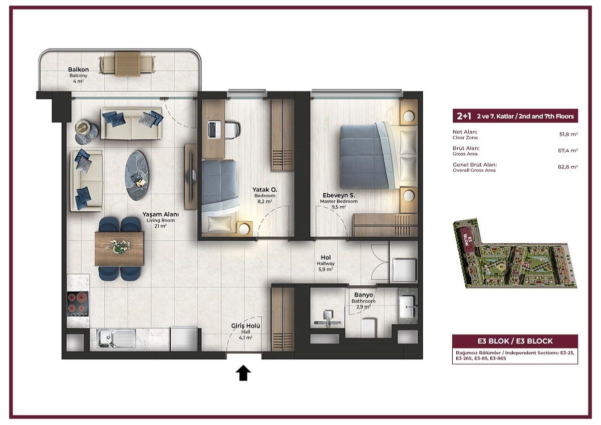 Obraz planu piętra 5