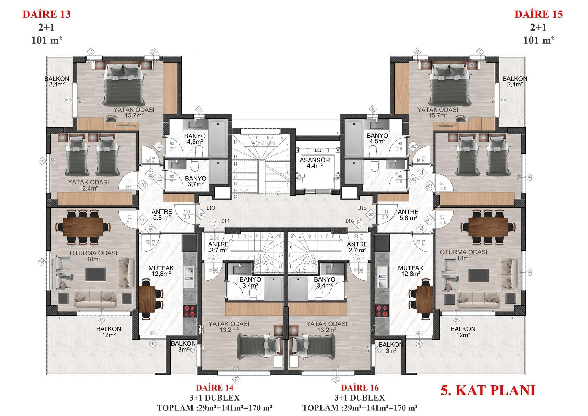 Aukšto plano vaizdas 2