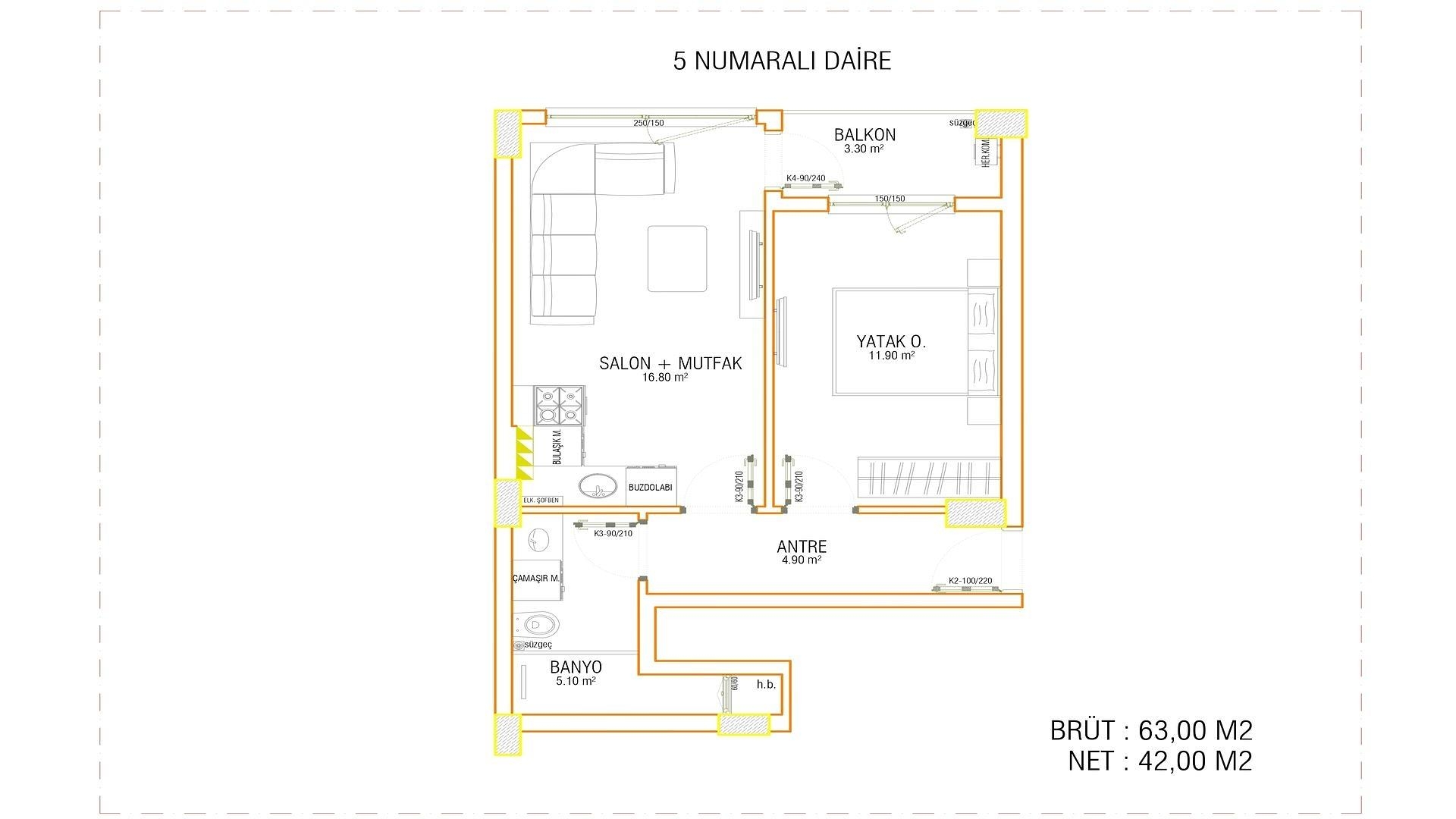 Mərtəbə Planı Şəkli 4