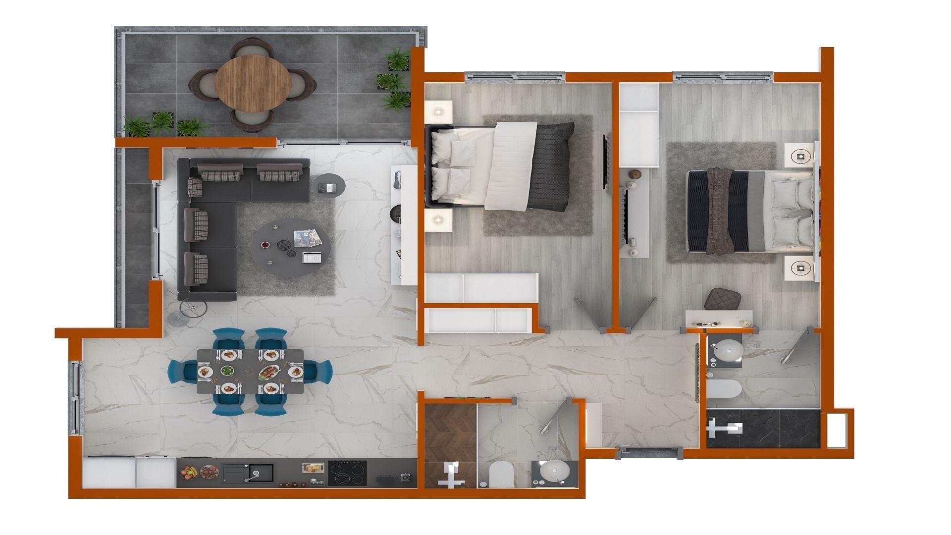 تصویرنقشه طبقه 2