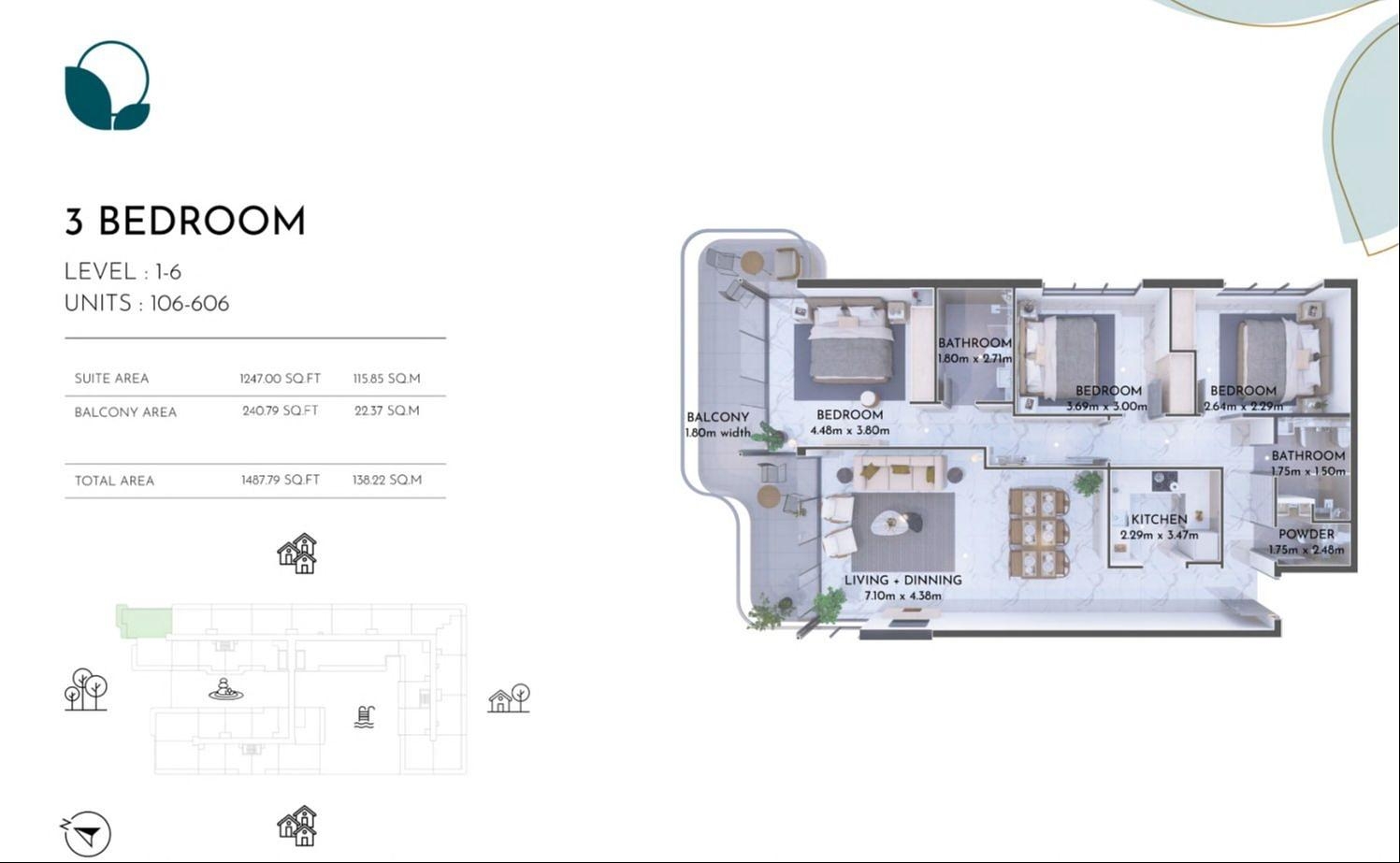 تصویرنقشه طبقه 6