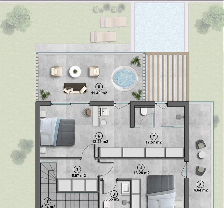 Obraz planu piętra 5