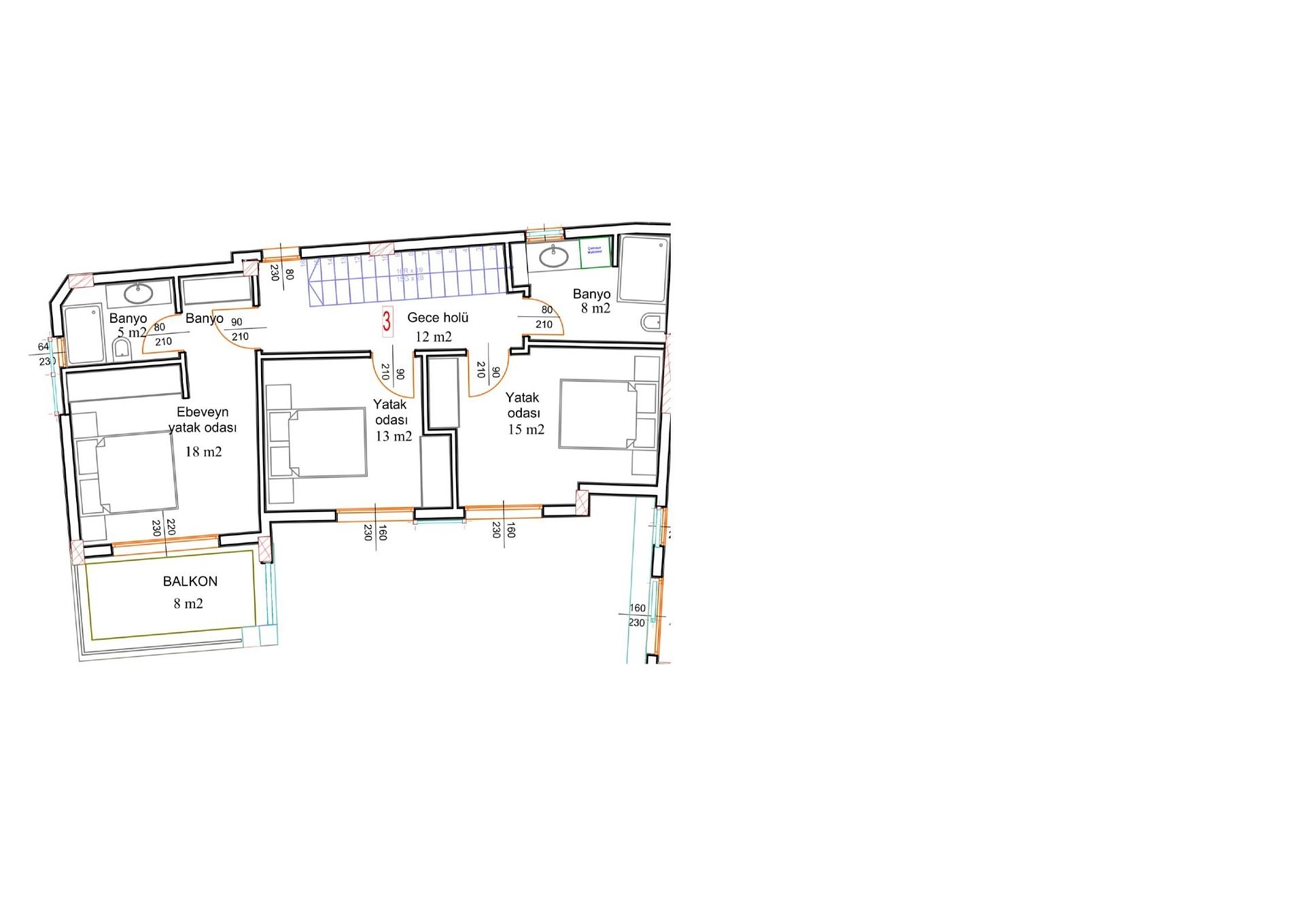 فلور پلان کی تصویر 1