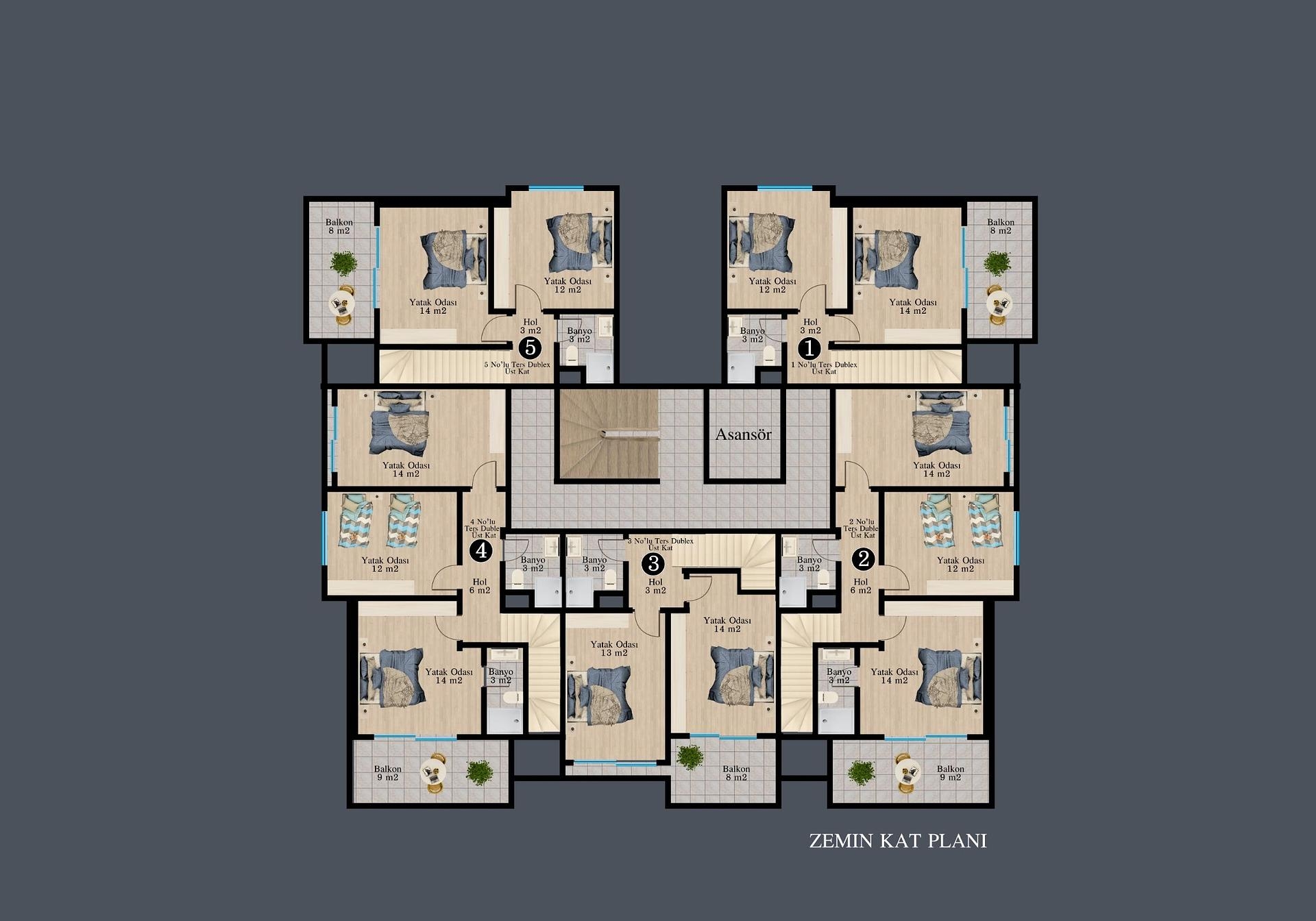 Grundrissdarstellung 5