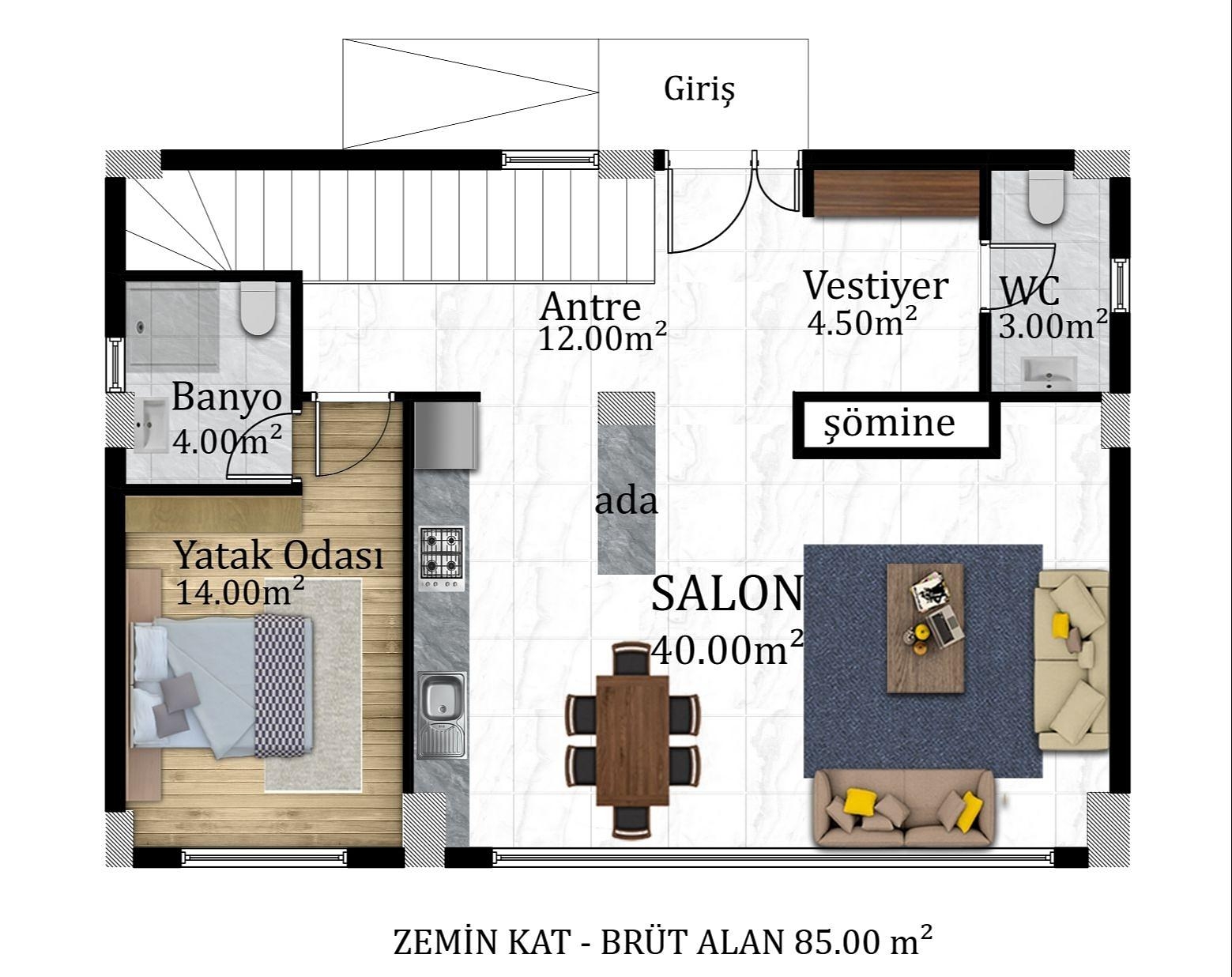 Grundrissdarstellung 1
