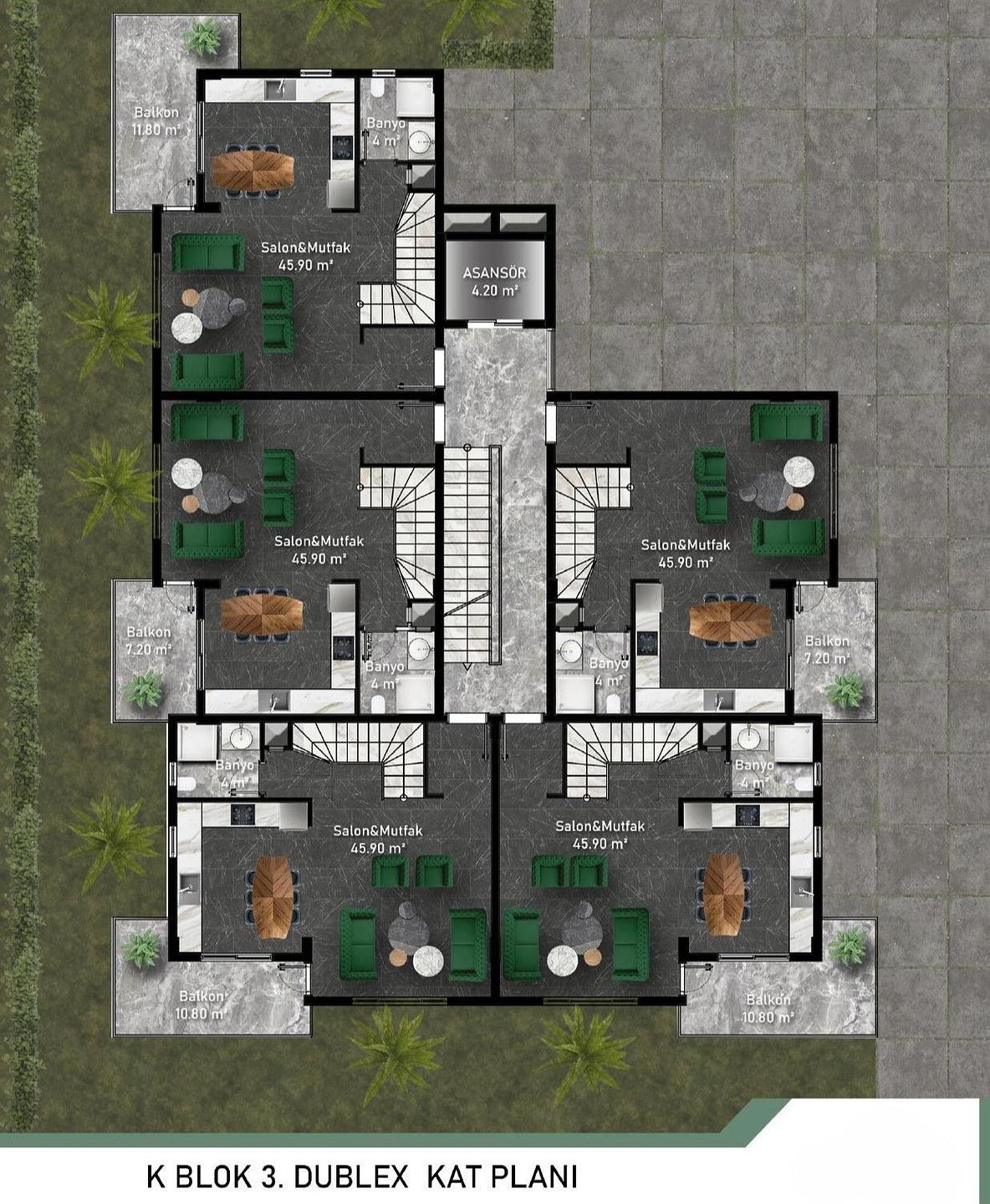 Aukšto plano vaizdas 3