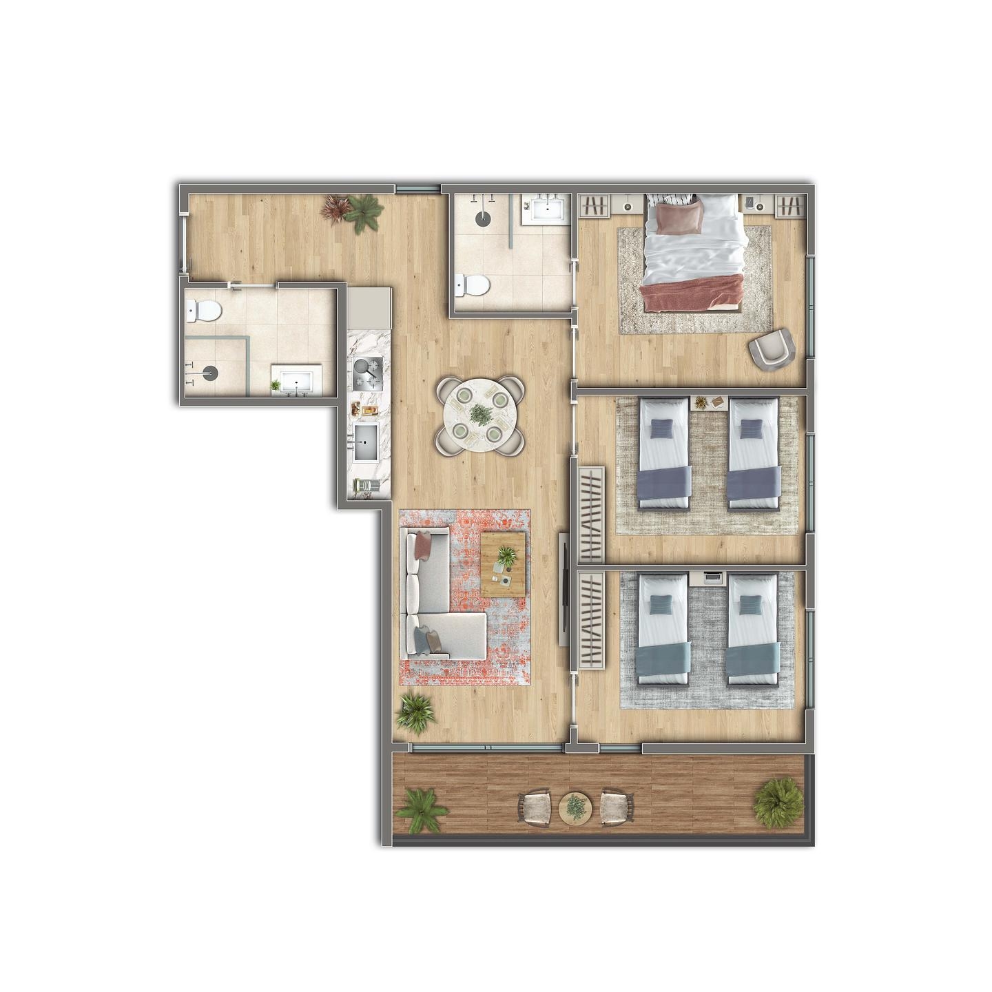 Mərtəbə Planı Şəkli 1