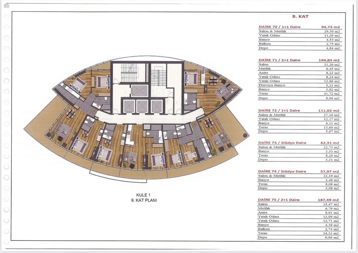 Image du plan d'étage 8
