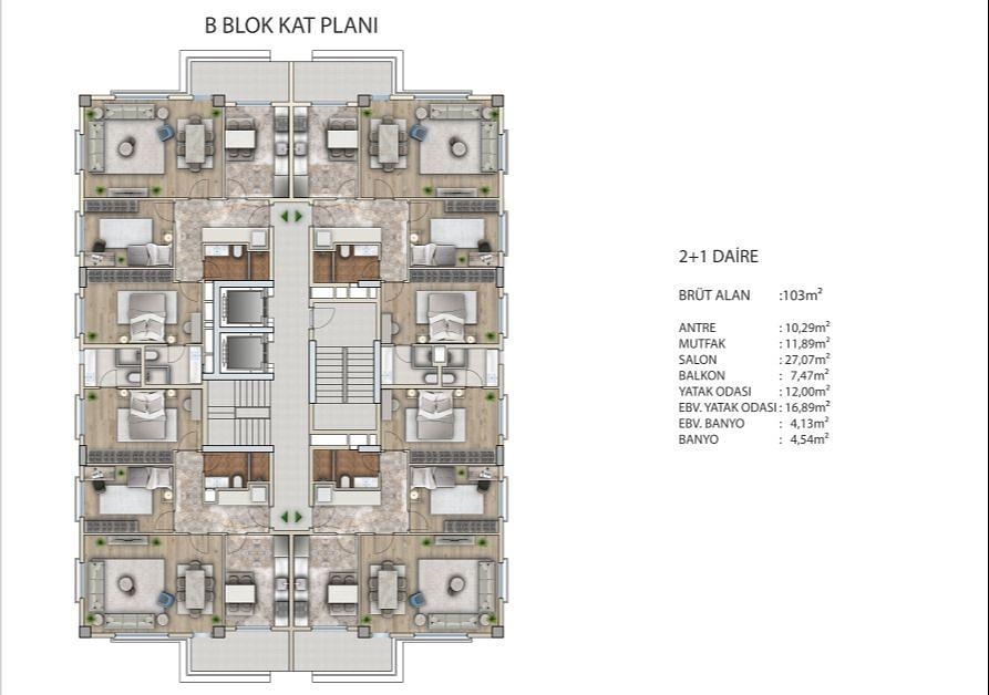 Mərtəbə Planı Şəkli 3