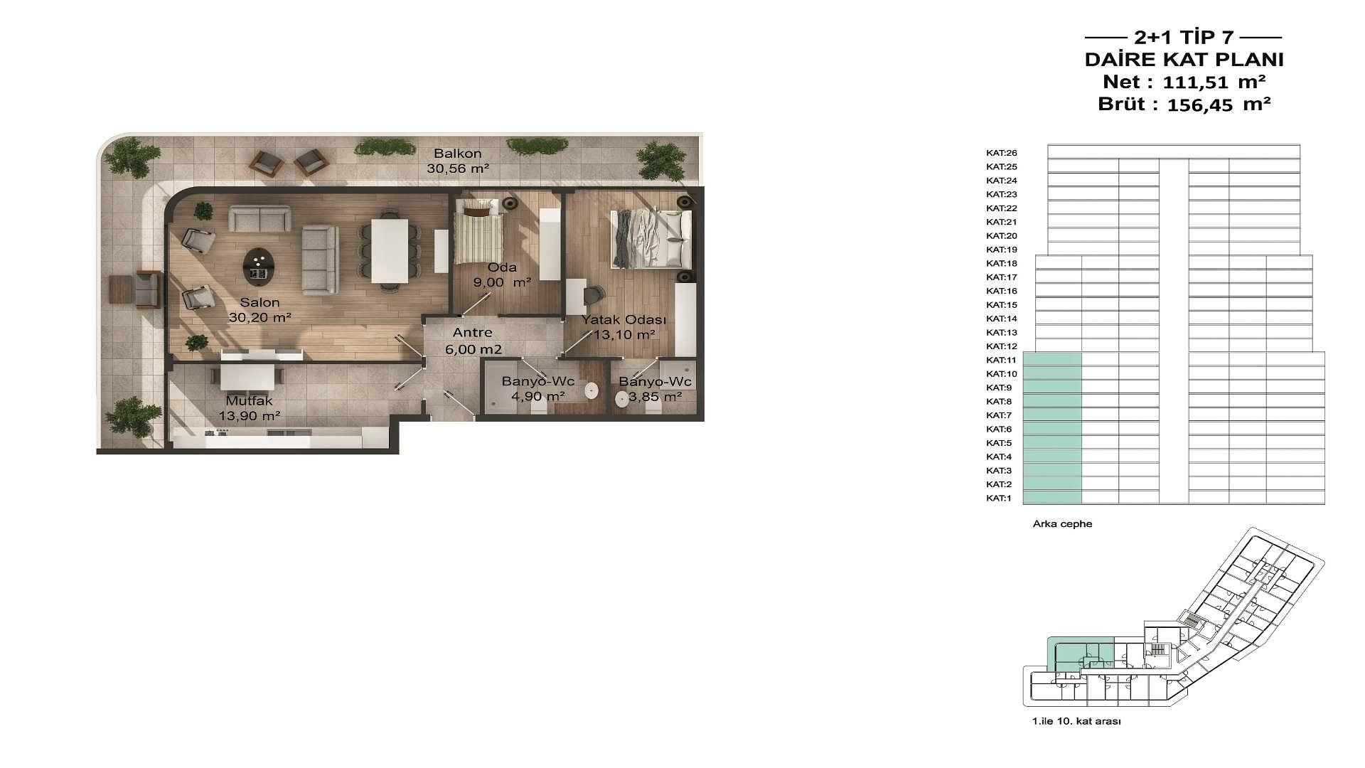 תמונת תוכנית קומה 10