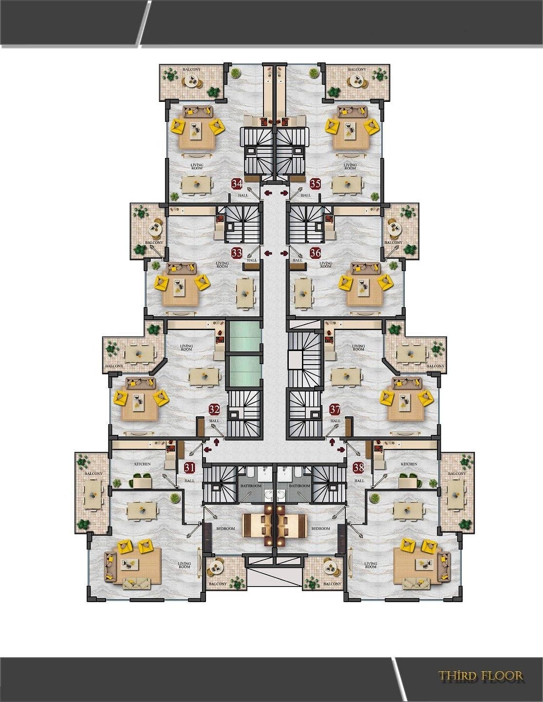 Image du plan d'étage 6