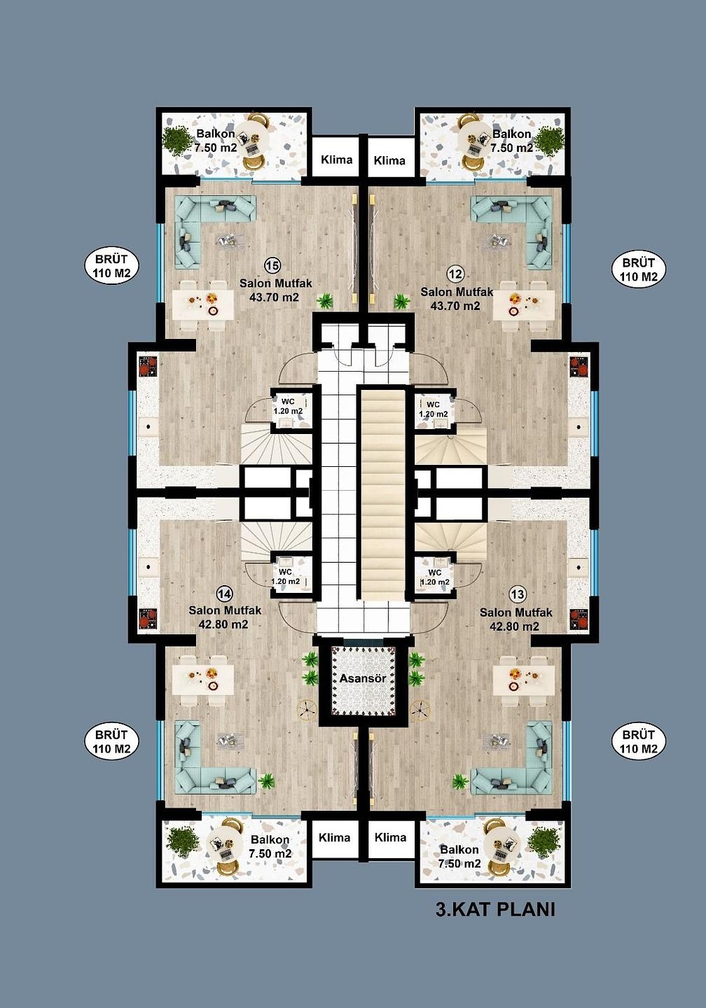 Grundrissdarstellung 3