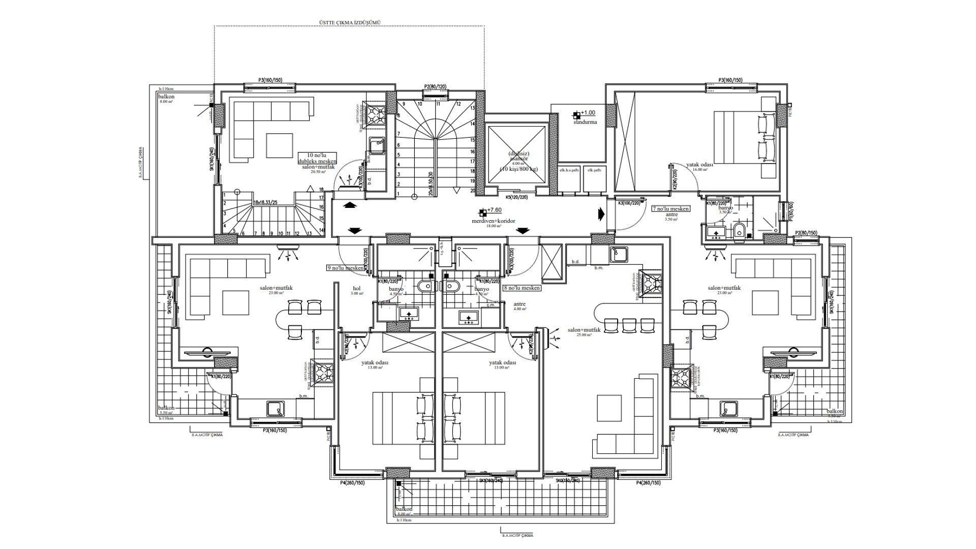 Слика плана спрата 1