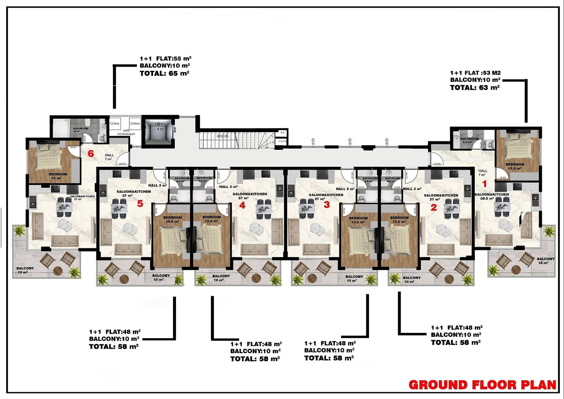 صورة مخطط الطابق 2 