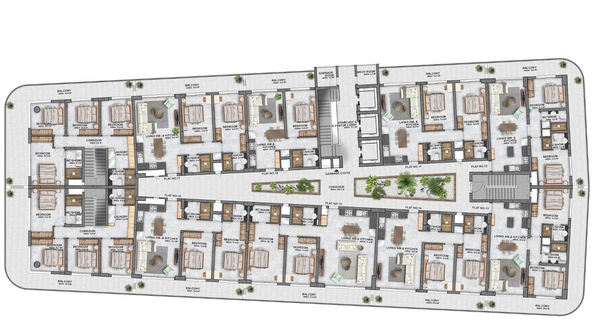 Слика плана спрата 19