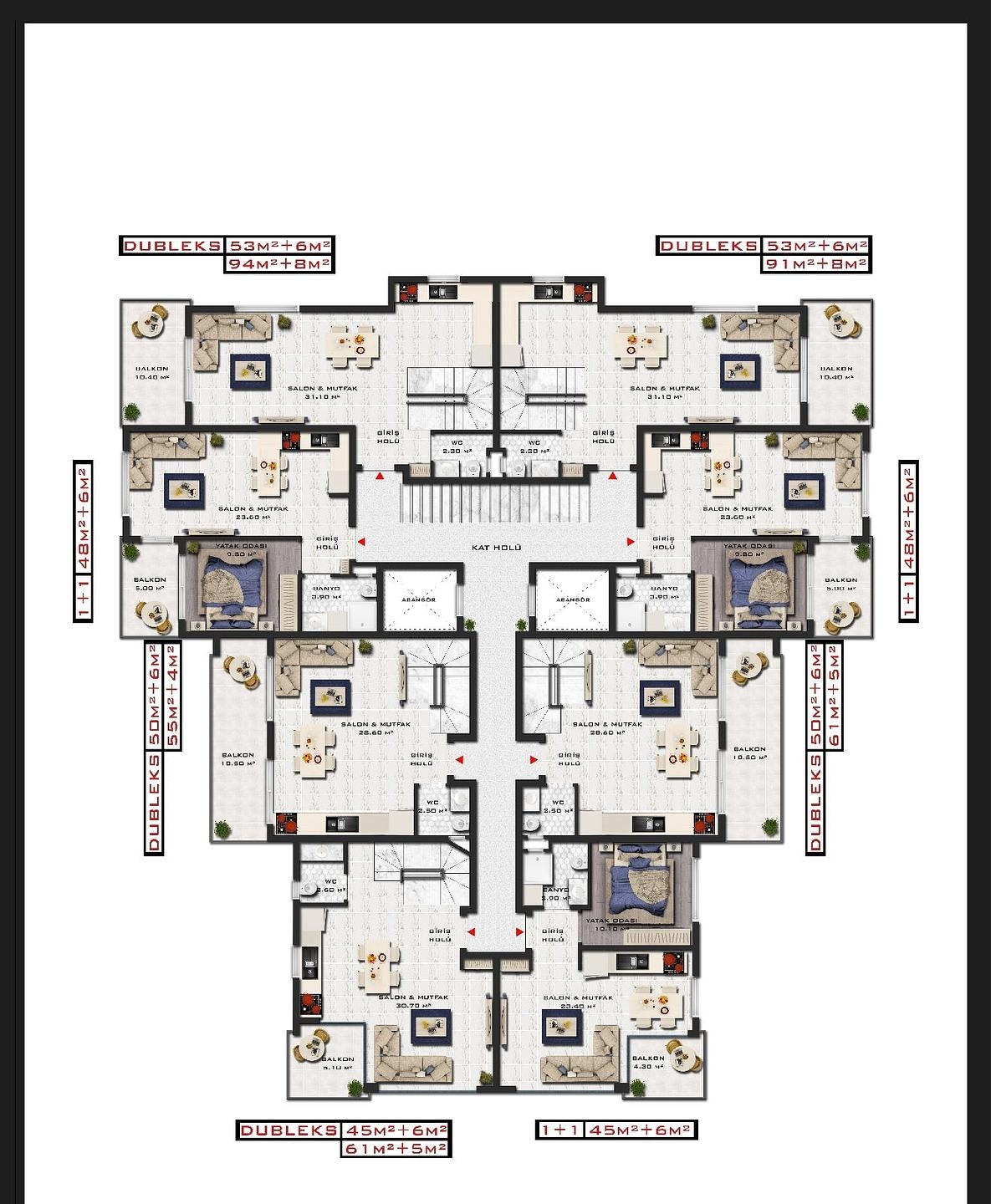 فلور پلان کی تصویر 2