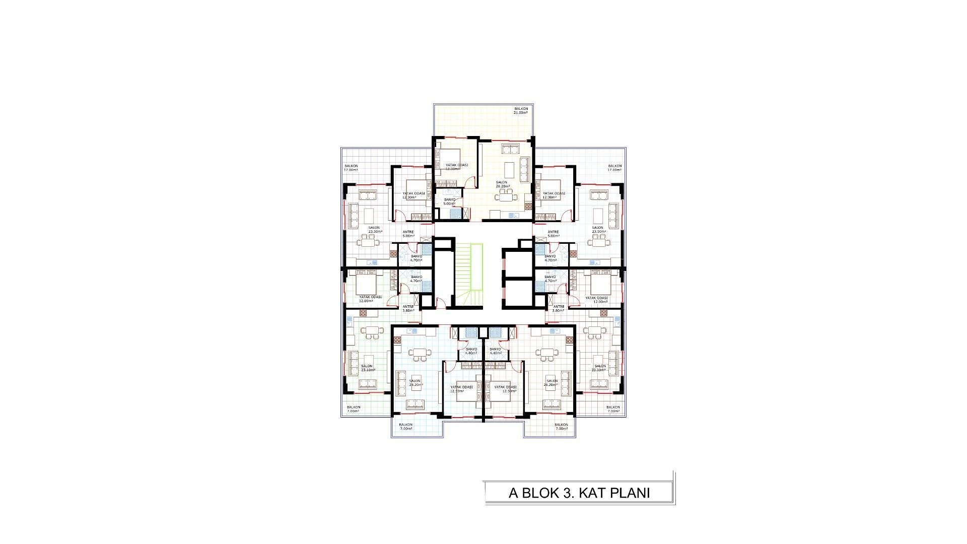 صورة مخطط الطابق 18 