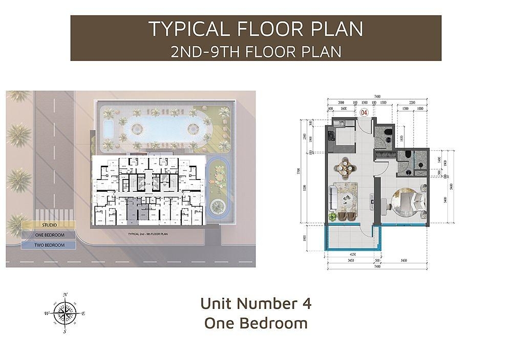 Obraz planu piętra 4