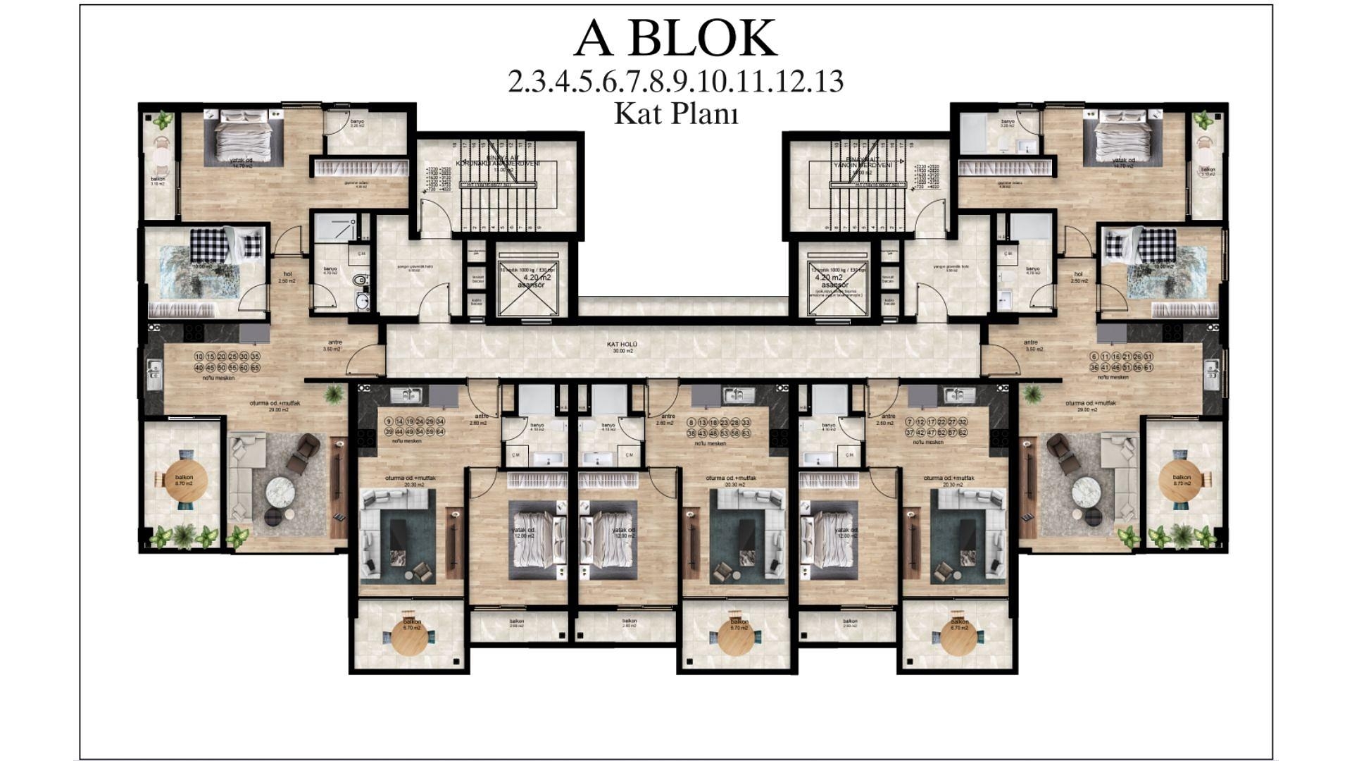 Mərtəbə Planı Şəkli 8