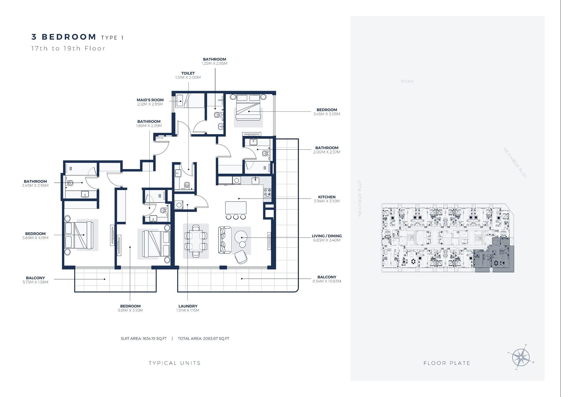صورة مخطط الطابق 10 