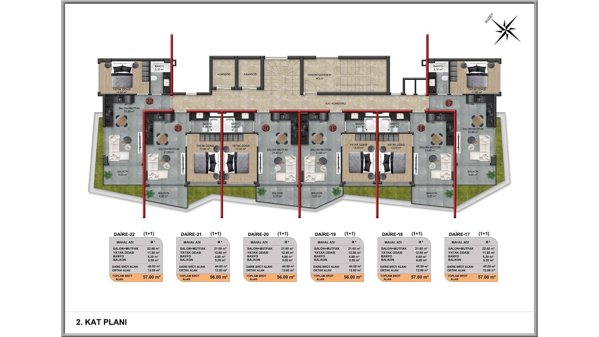 صورة مخطط الطابق 2 