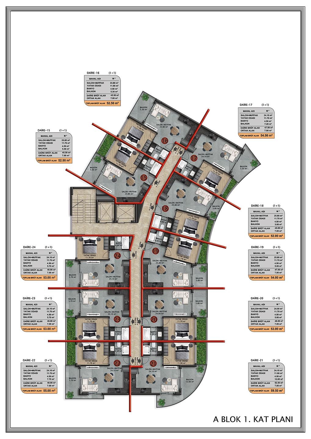 فلور پلان کی تصویر 2