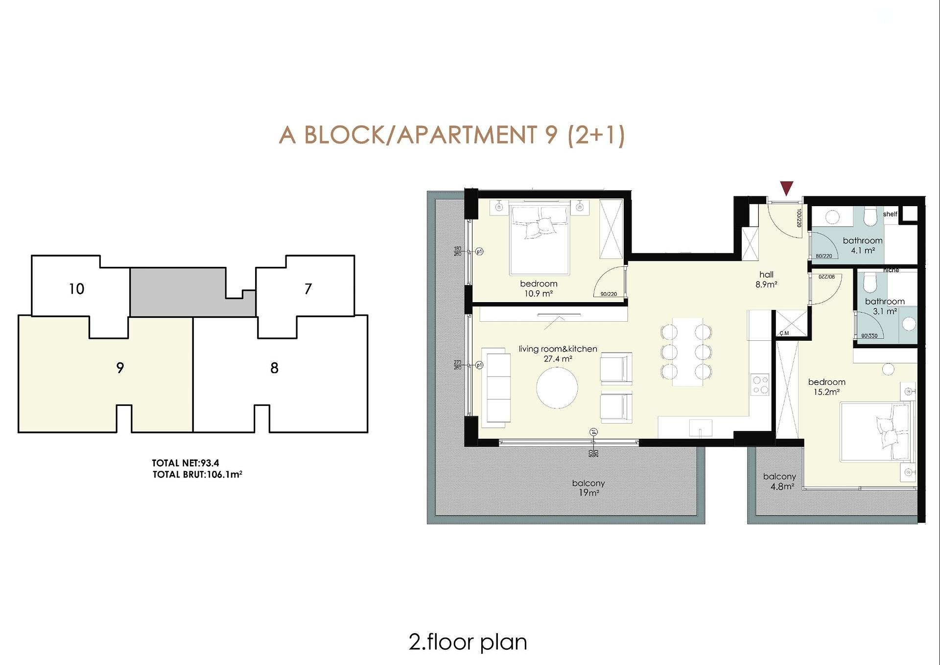 صورة مخطط الطابق 3 