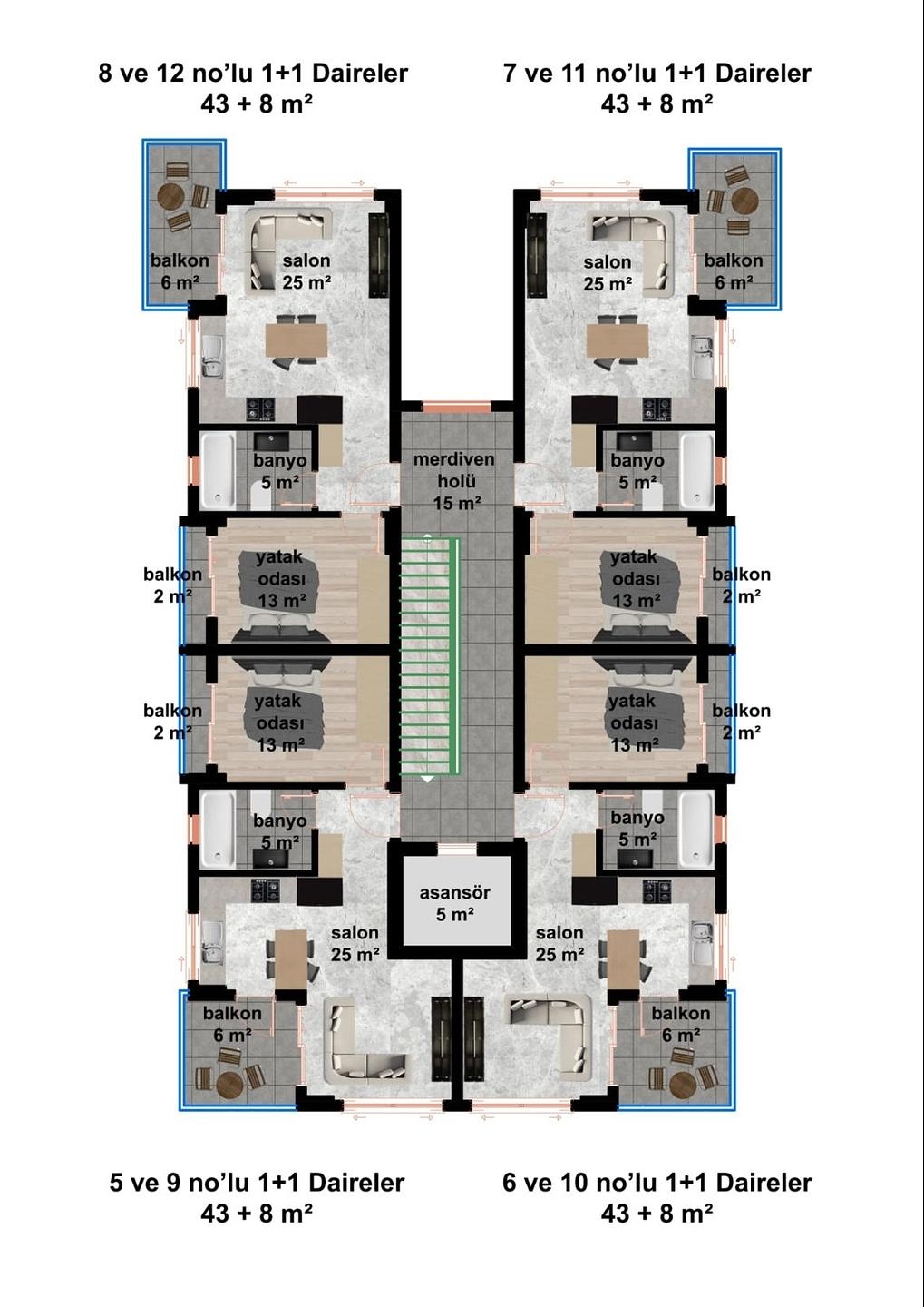 Слика плана спрата 1