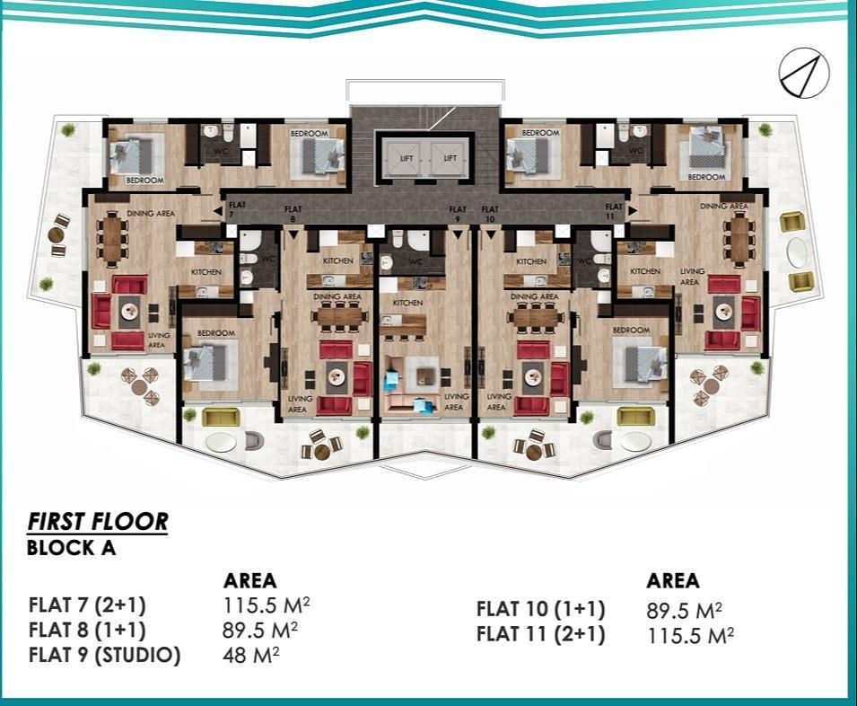 Mərtəbə Planı Şəkli 3