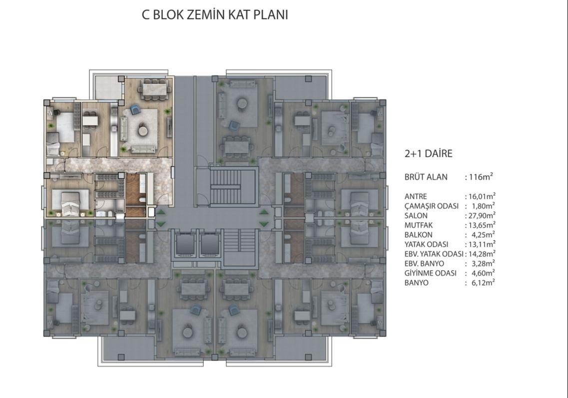 صورة مخطط الطابق 4 