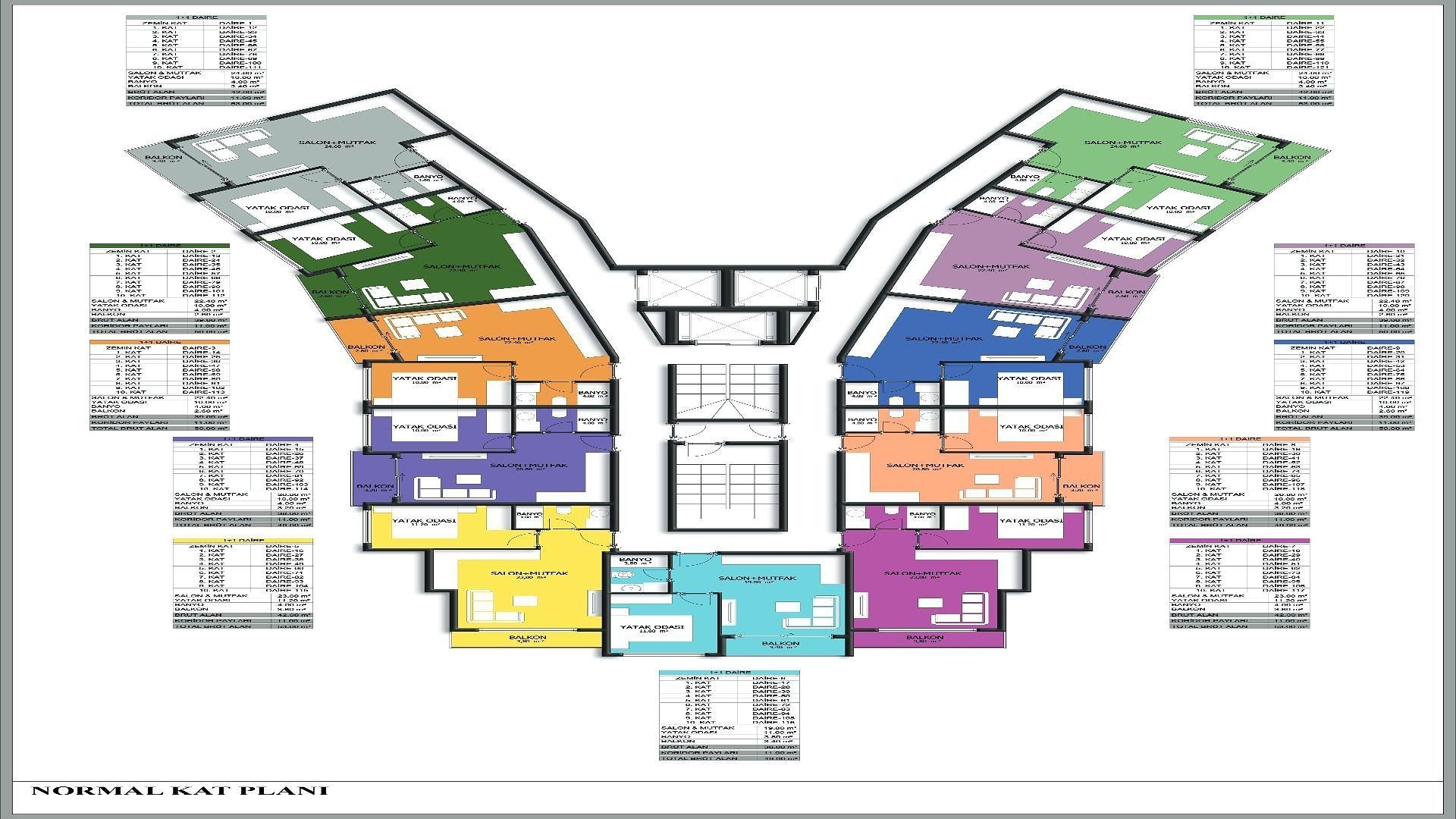 Obraz planu piętra 6