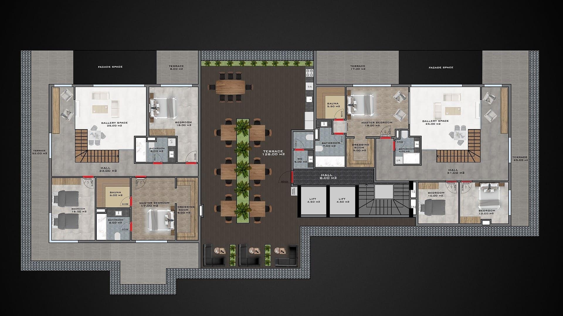 فلور پلان کی تصویر 5