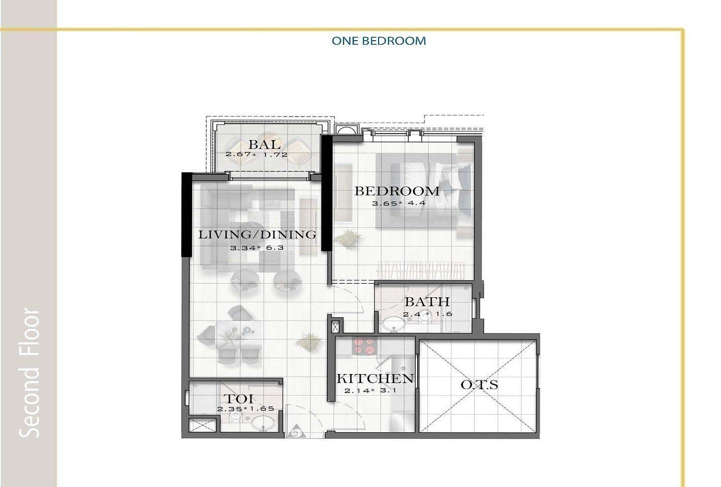 فلور پلان کی تصویر 6