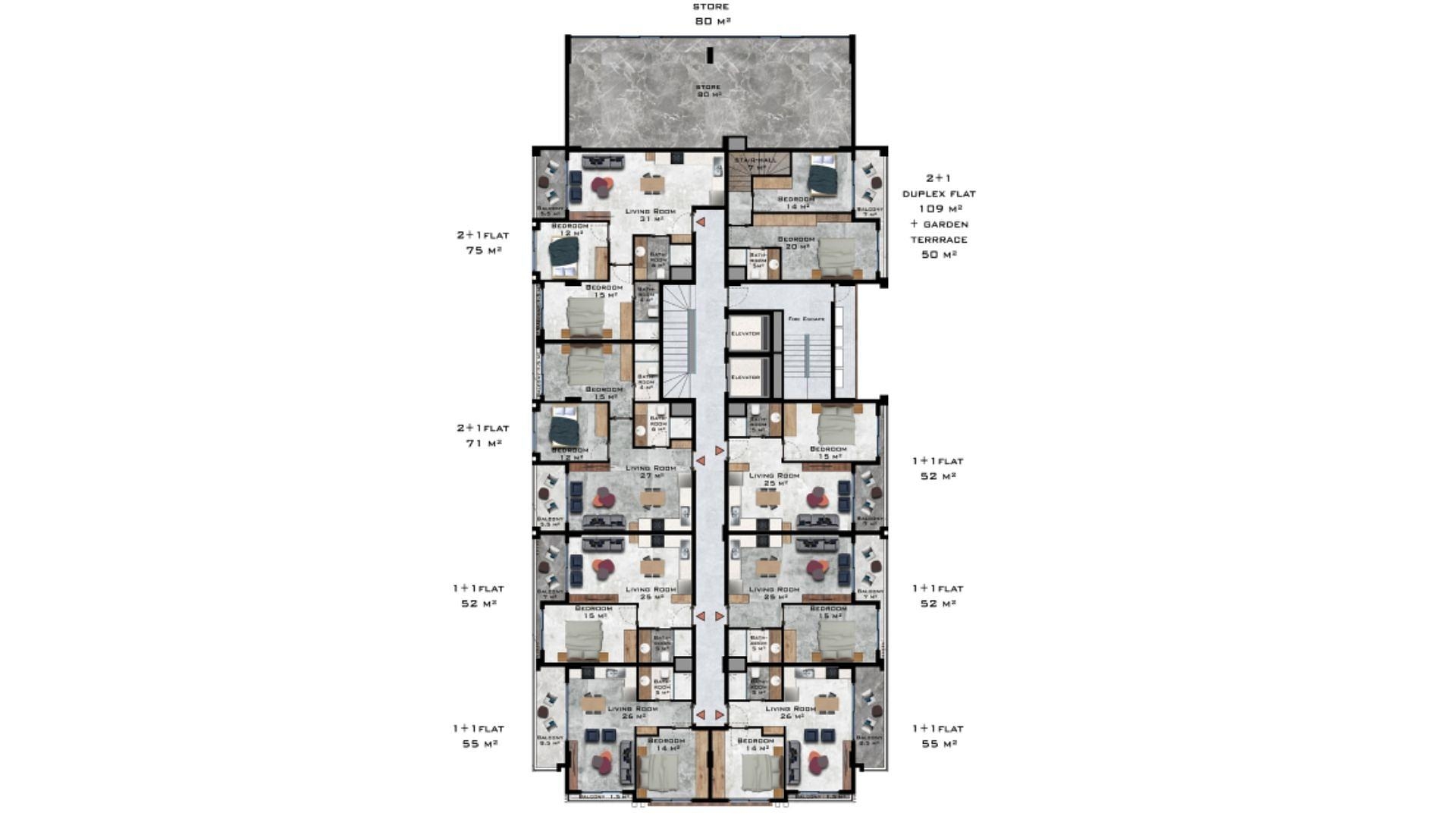 Слика плана спрата 6