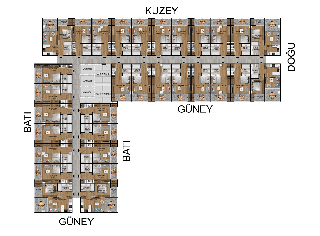 فلور پلان کی تصویر 1