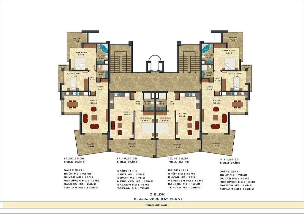 Mərtəbə Planı Şəkli 3