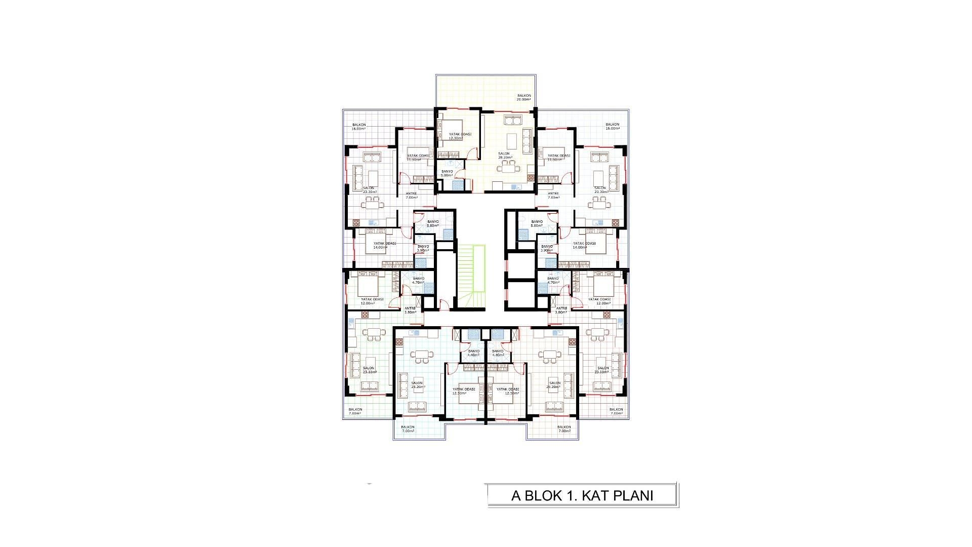 صورة مخطط الطابق 20 