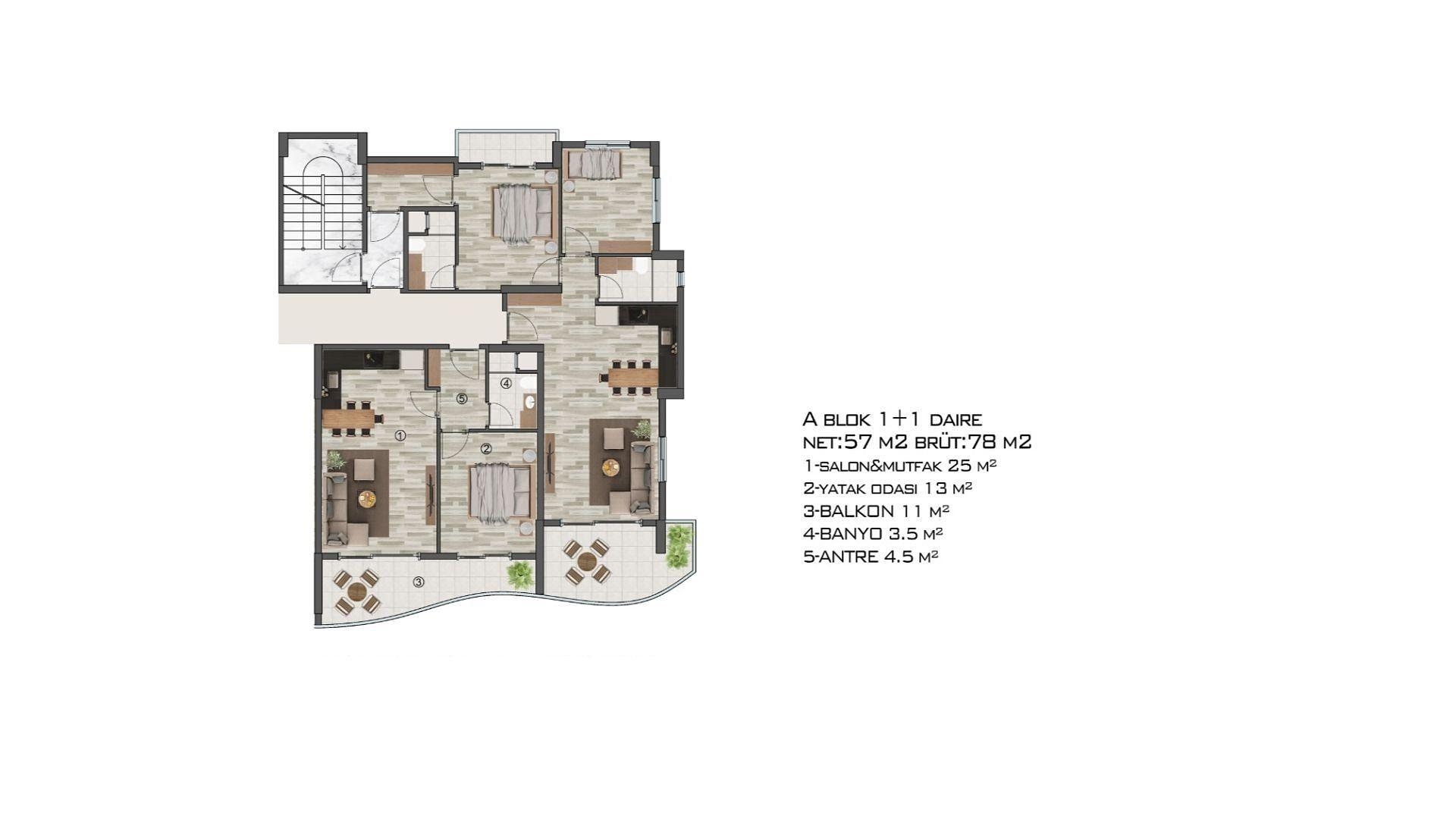 Imazhi i Planit të Katit 1