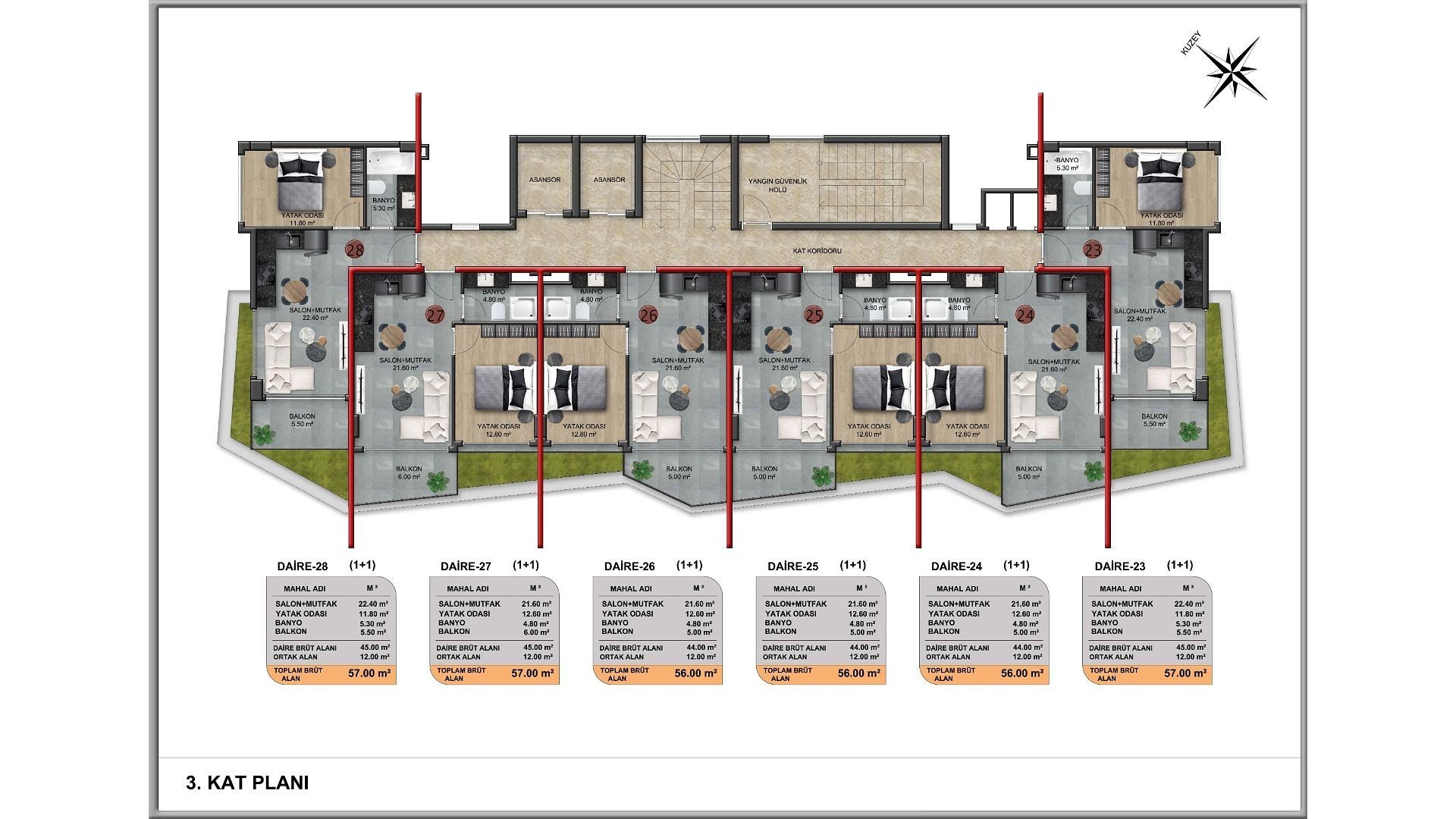 صورة مخطط الطابق 5 