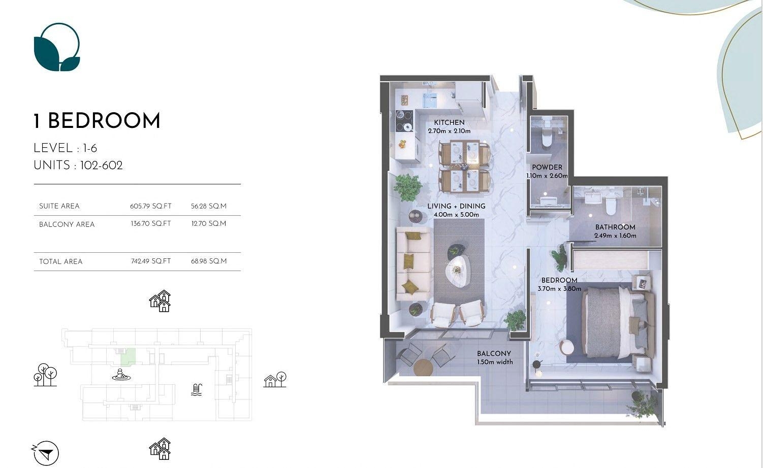 فلور پلان کی تصویر 3