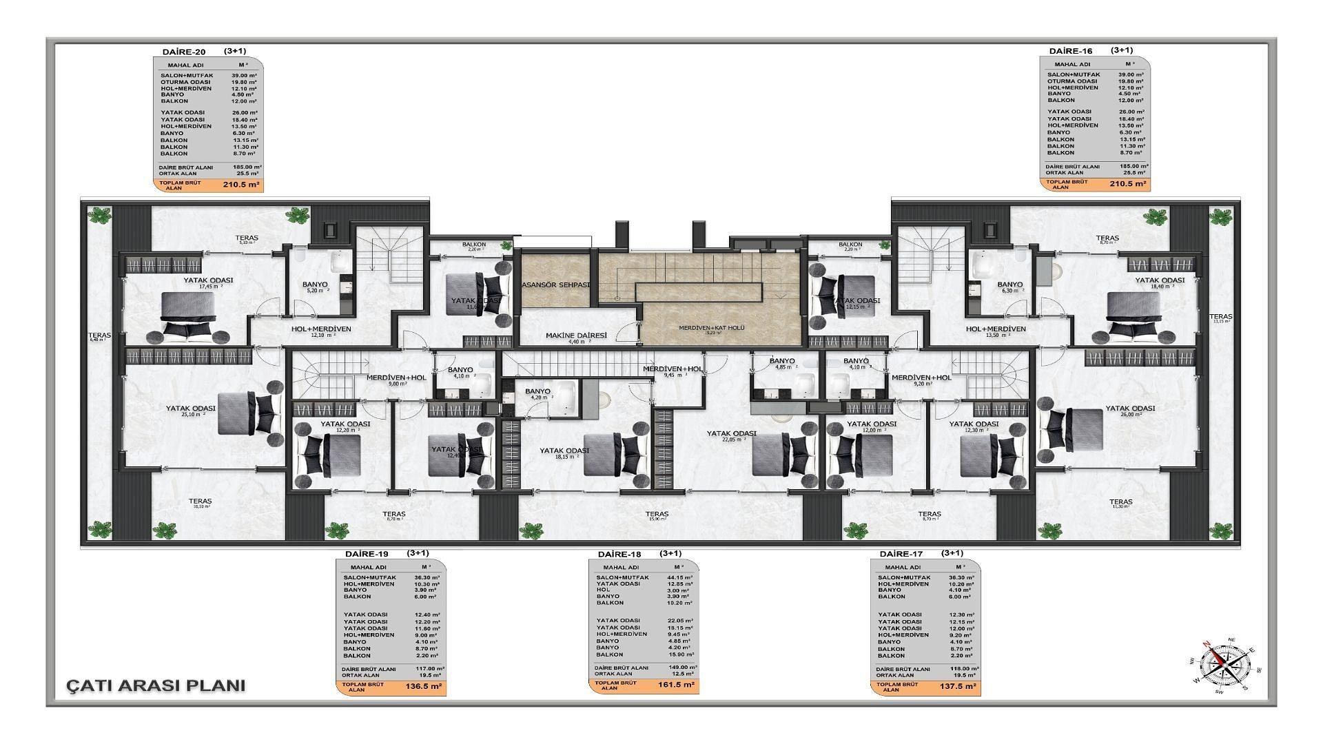 صورة مخطط الطابق 5 