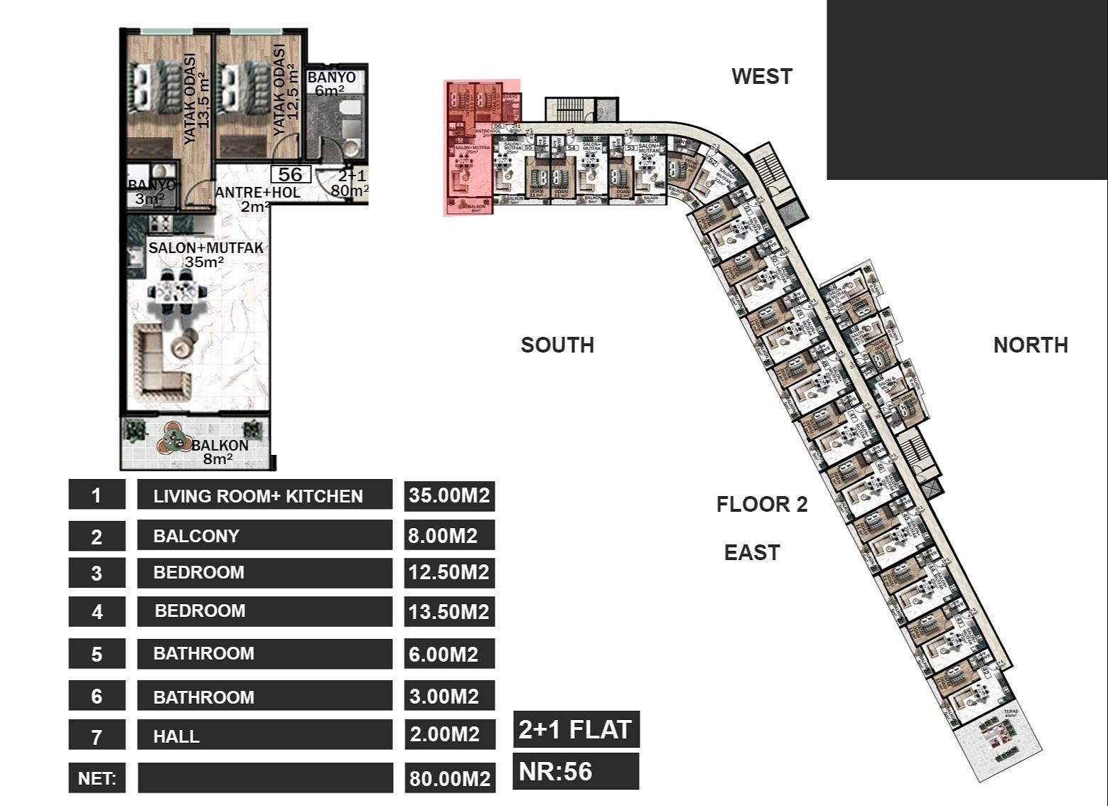 Слика плана спрата 13