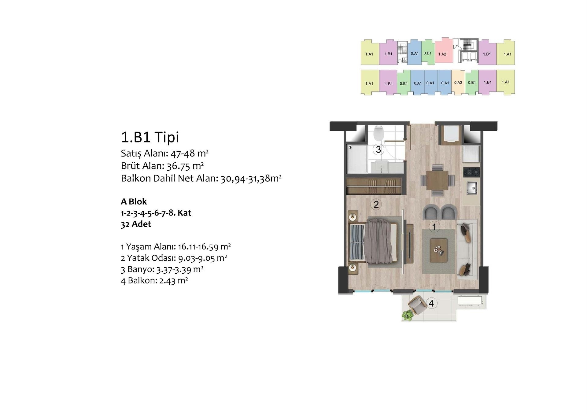 Mərtəbə Planı Şəkli 6