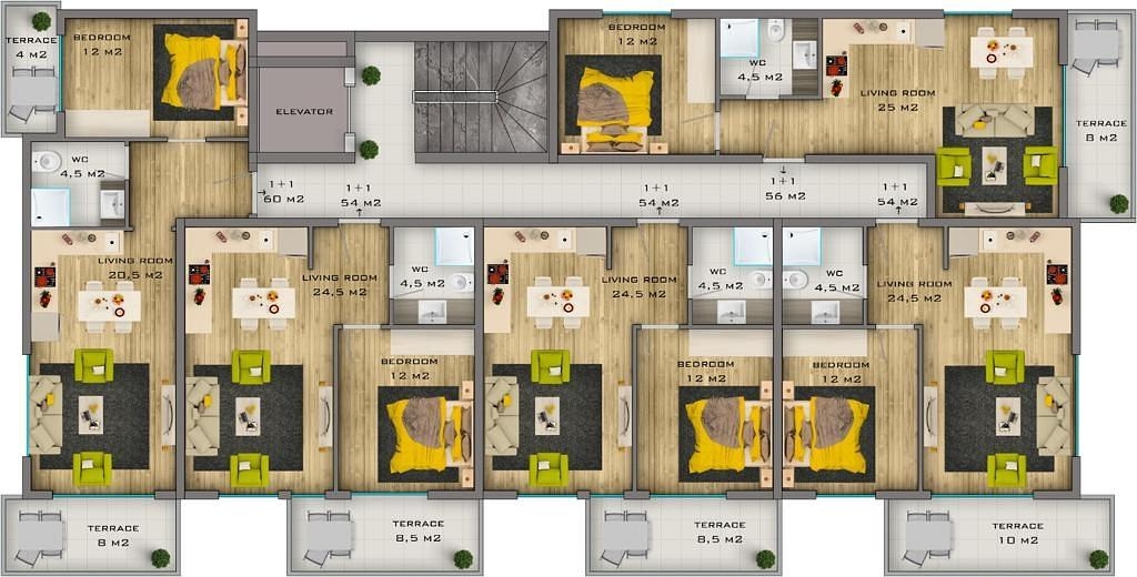 صورة مخطط الطابق 2 