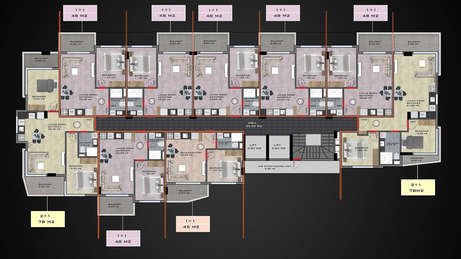 فلور پلان کی تصویر 7
