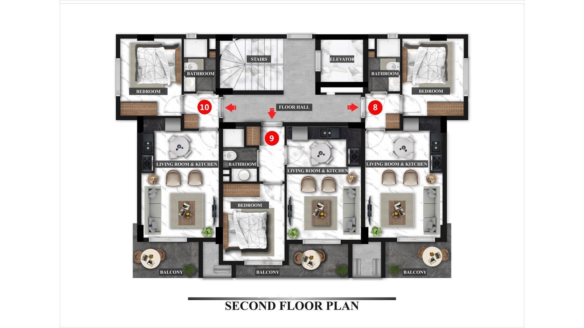 Image du plan d'étage 4