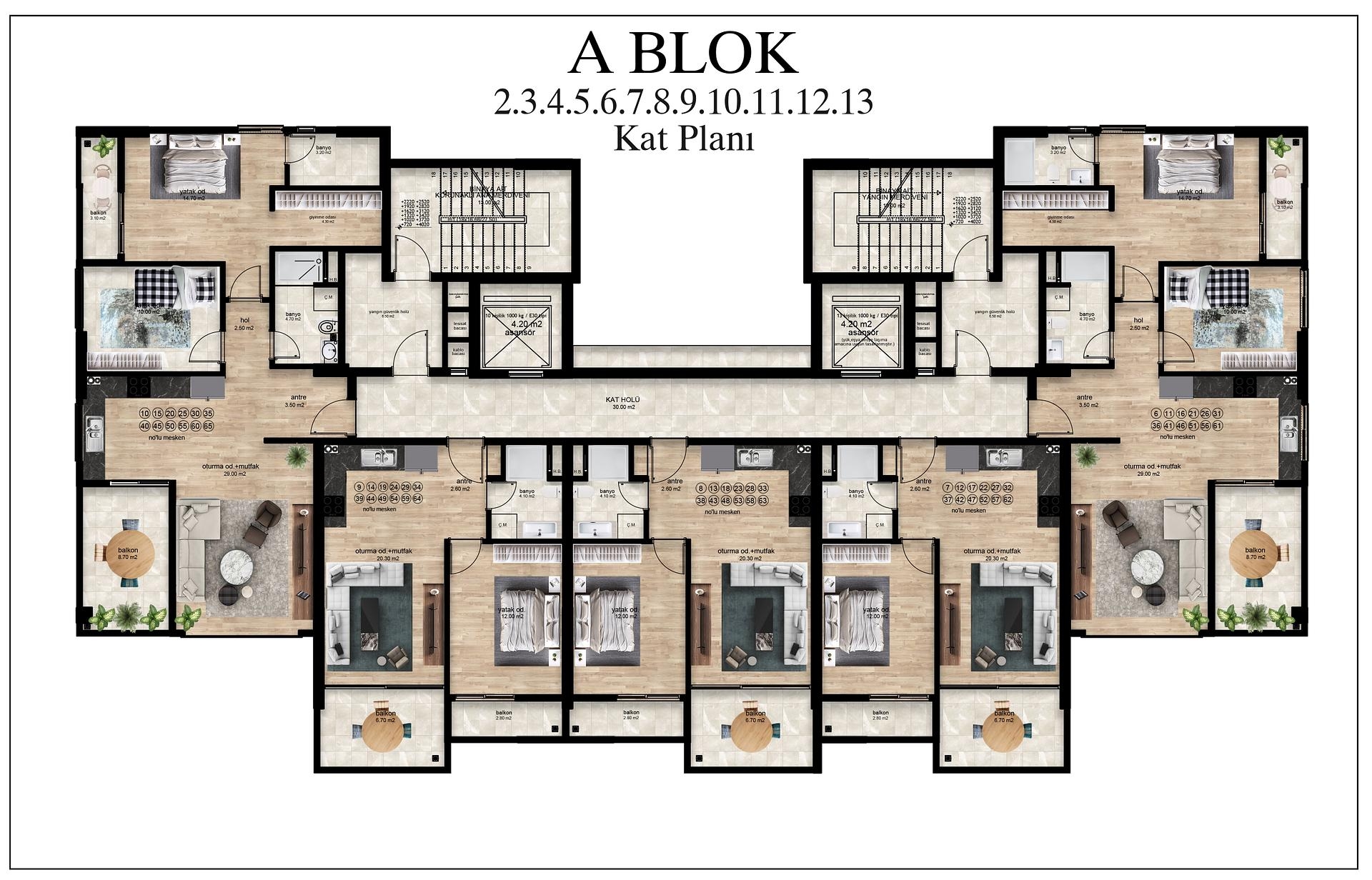 Mərtəbə Planı Şəkli 4