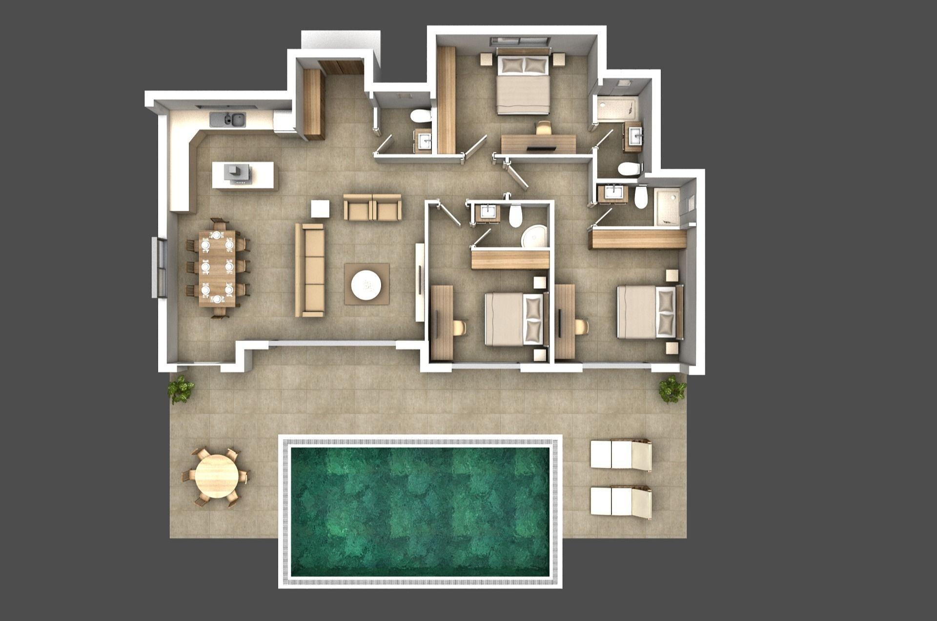 صورة مخطط الطابق 1 