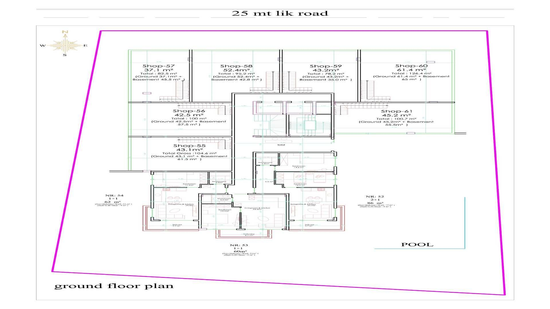 فلور پلان کی تصویر 1