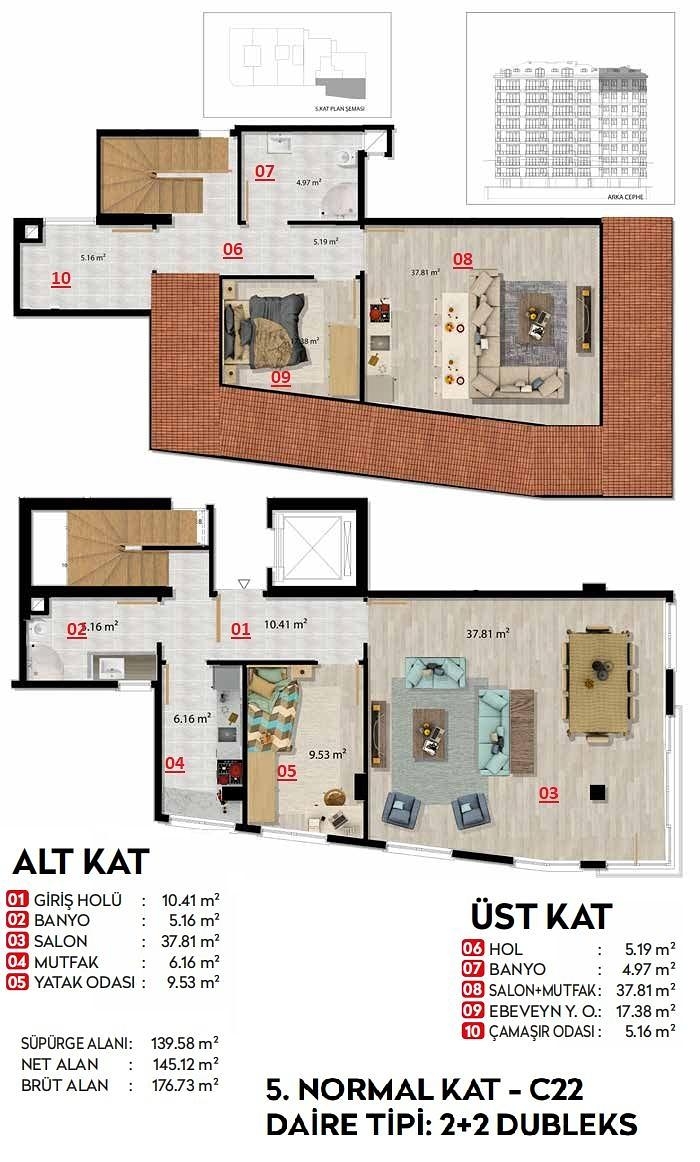 Image du plan d'étage 9